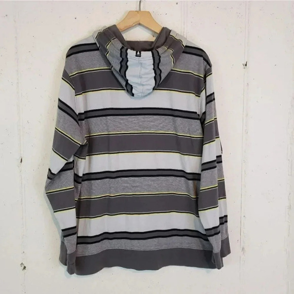 Dvision XL gray/white/blk/yellow skater hoodie‎ - Picture 2 of 5